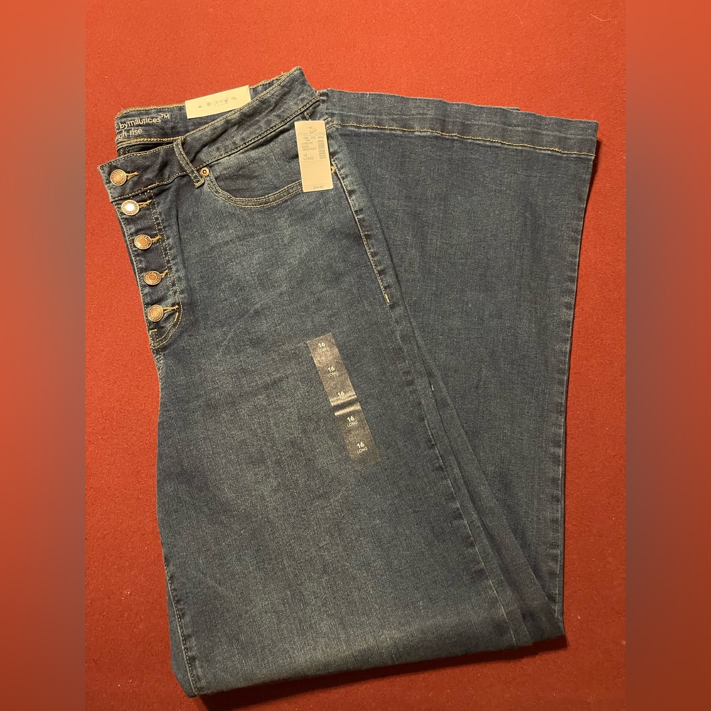 Maurice’s high rise wide leg size 16 Long